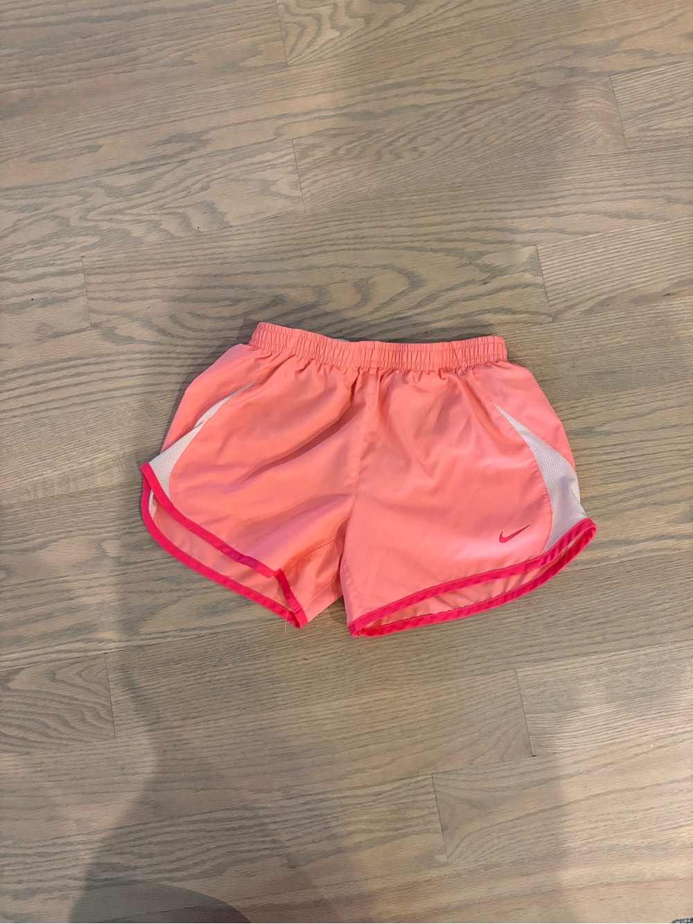 Nike Kids Coral Shorts with Hot Pink Trim